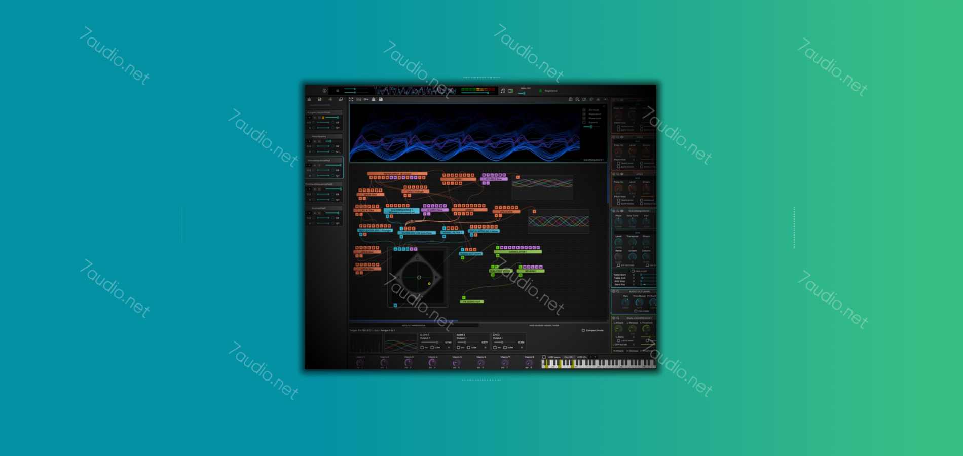 模块化电子合成器 Wavesequencer Hyperion v1.58 TCD WIN-7audio