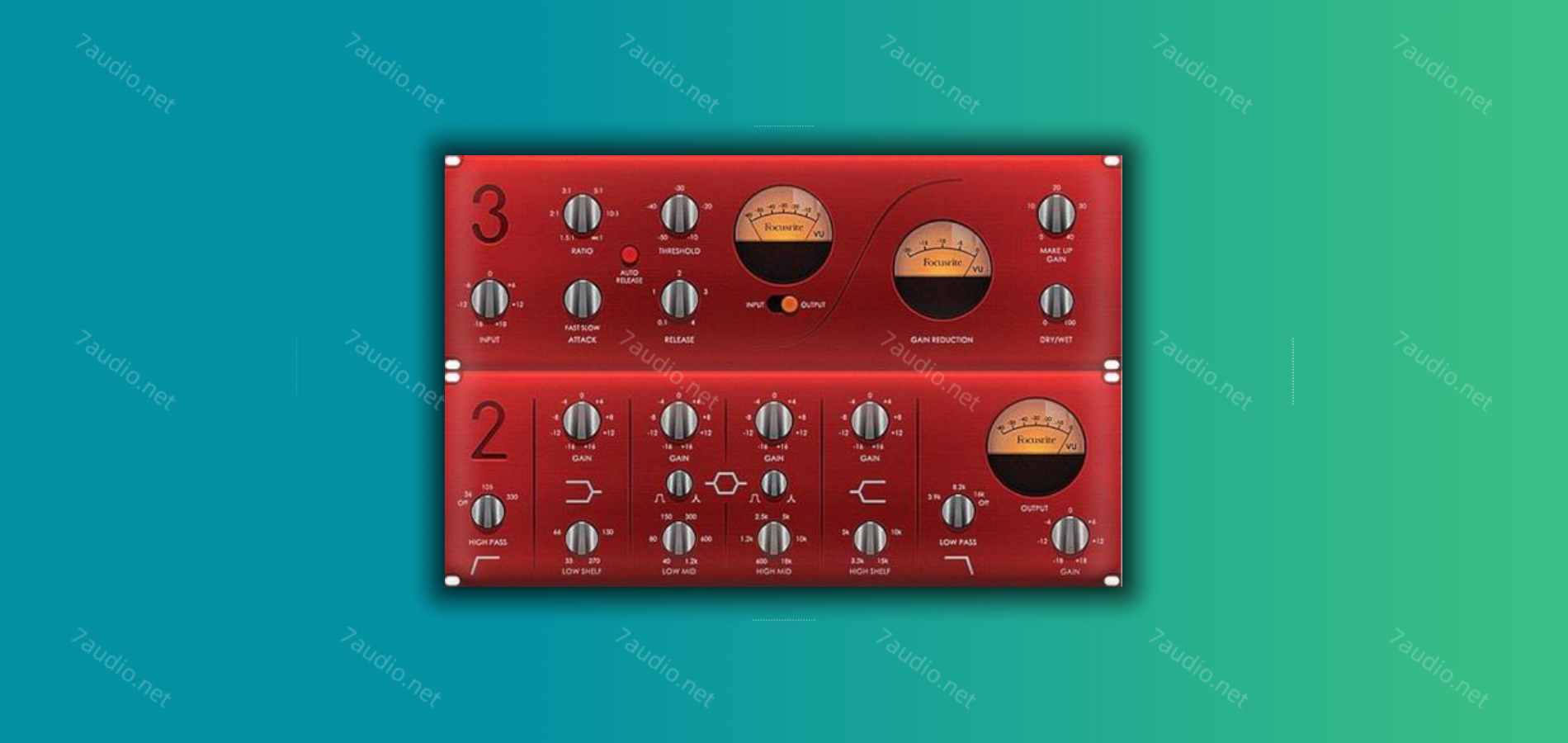 模拟EQ压缩器套装 Focusrite Red Plug-In Suite v2.0.4 R2R WIN&MAC-7audio