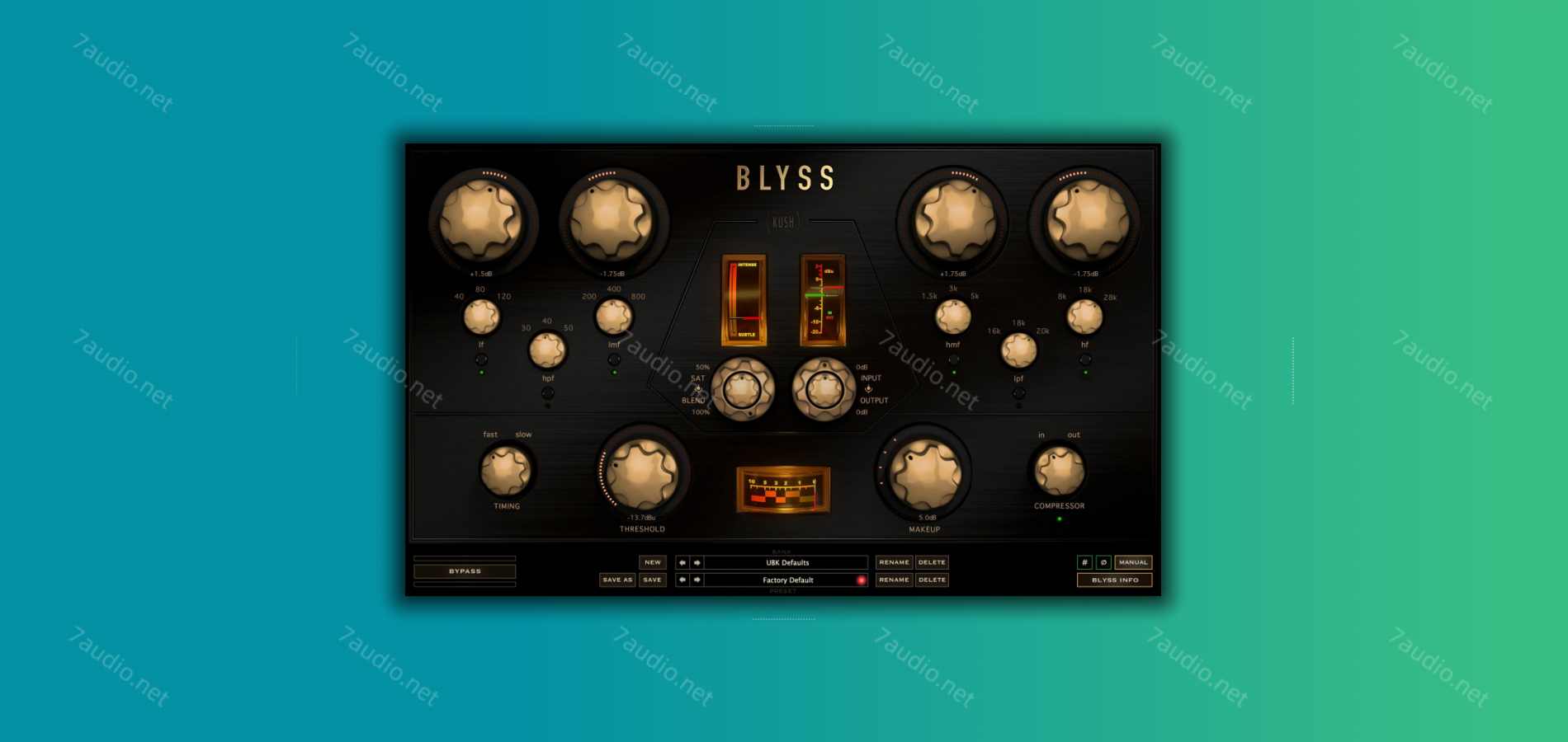 母带均衡插件 Kush Audio Blyss v1.2.3 WIN&MAC-7audio