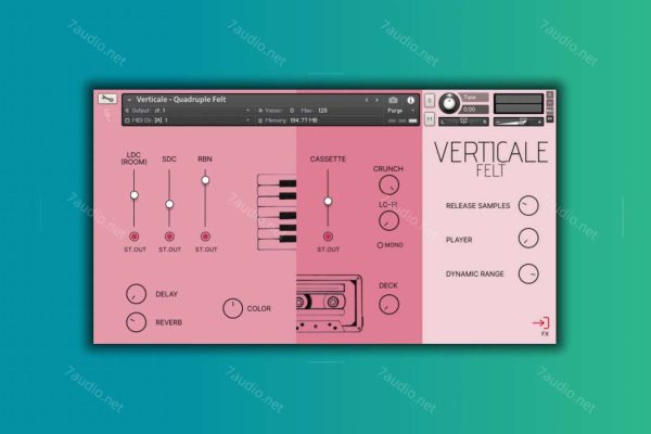 毛毡立式钢琴音源 Sonora Cinematic Verticale Kontakt-7audio