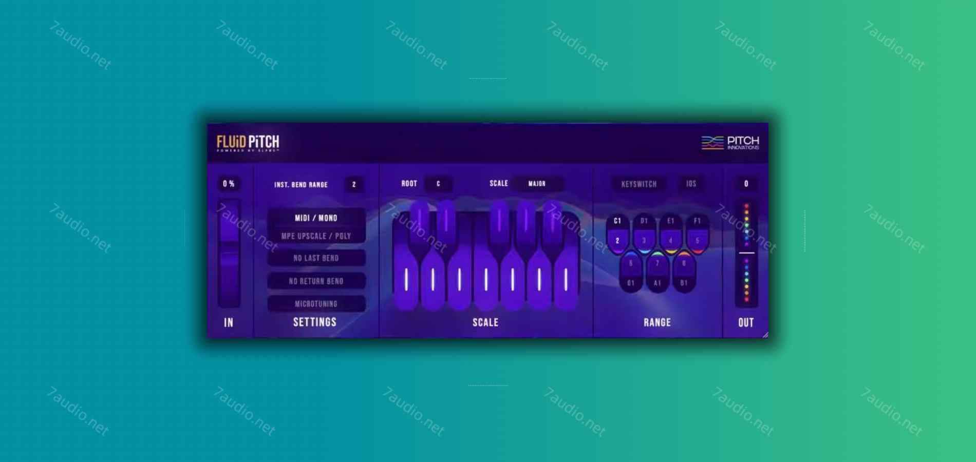 流体音调弯曲插件 Pitch Innovations Fluid Pitch v1.4.4 WIN-7audio