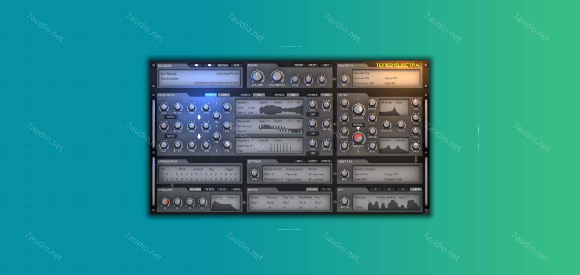 电子合成器 Tone2 Electra v3.2.1/v2.6 WIN&MAC-7audio