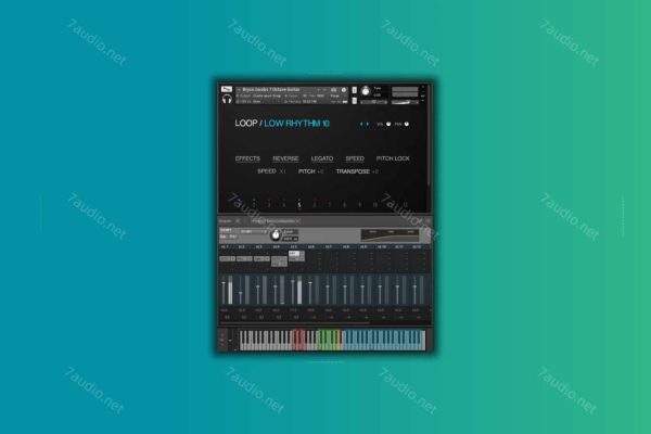 电影氛围吉他音源 Audio Ollie Bryce Jacobs 7 Octave Guitar Kontakt-7audio