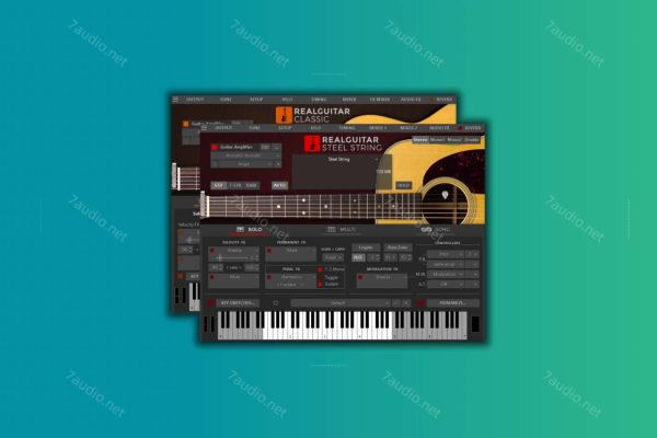 5把电吉他/木吉他音源 MusicLab GuiTars Bundle WIN&MAC-7audio