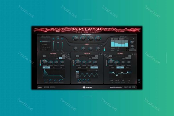 竖琴音源 Sound Yeti Revelation Fusion Harp Kontakt-7audio
