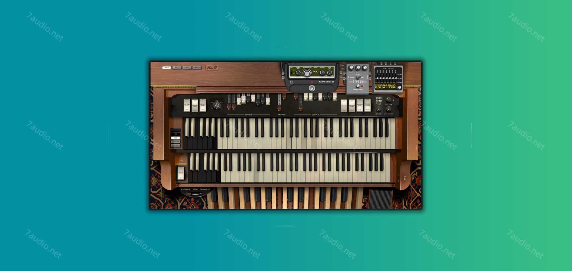 管风琴音源 Cherry Audio Blue3 Tonewheel Organ v1.0.9 WIN-7audio