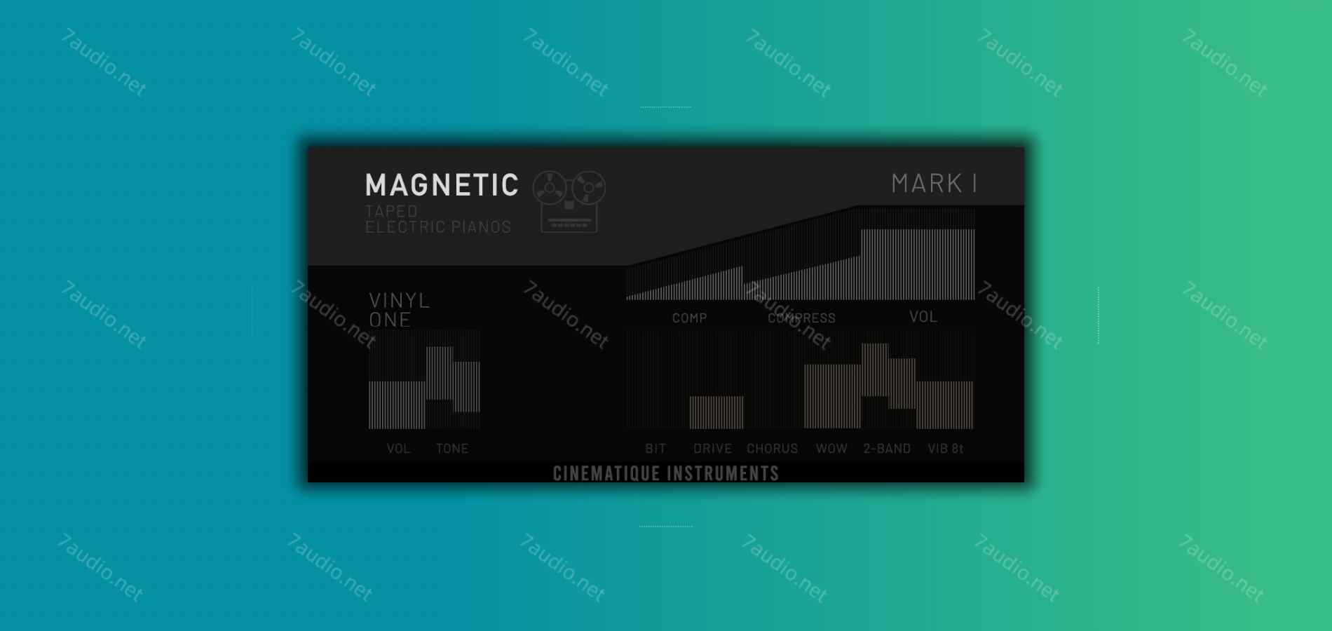 老式磁带机模拟音源 Cinematique Instruments Magnetic Kontakt-7audio