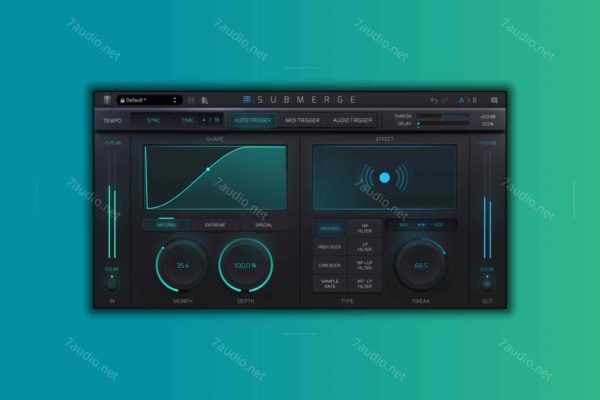 自动侧链效果插件 Slate Digital Submerge v1.0.1 R2R WIN-7audio