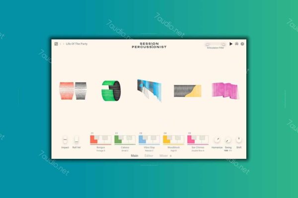 节奏打击乐音源 NI Session Percussionist KONTAKT-7audio