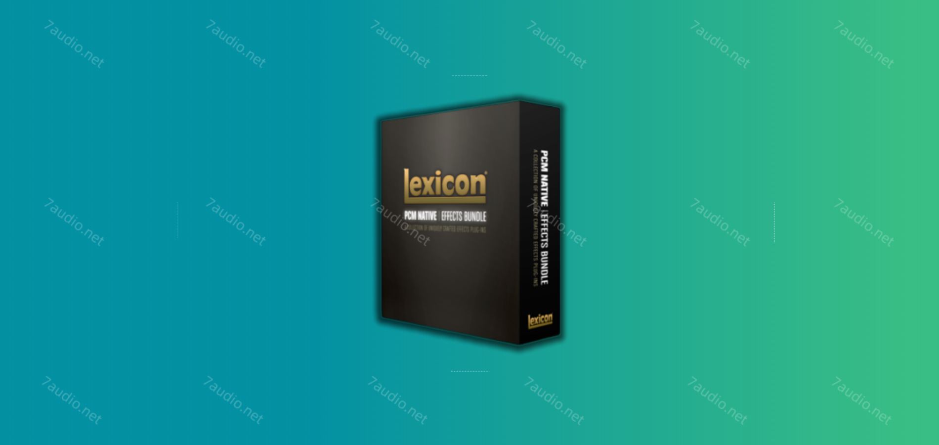 莱斯康多效果套装 Lexicon PCM Native Effects v1.2.6 WIN-7audio