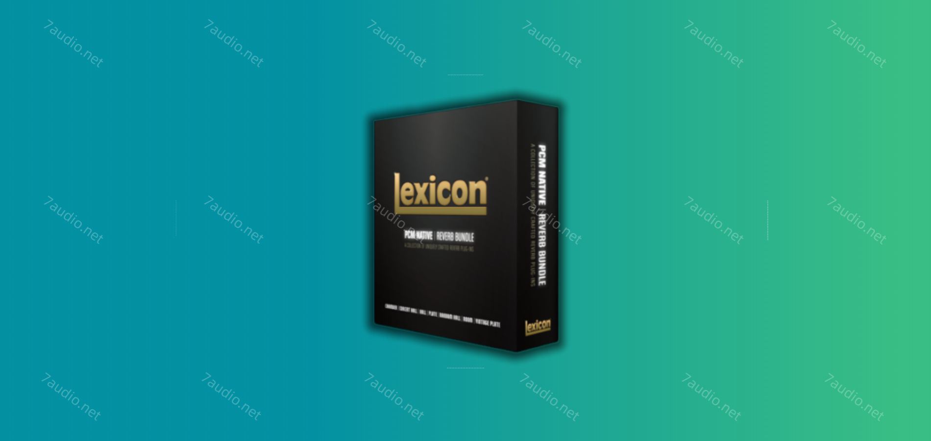 莱斯康混响插件套装 Lexicon PCM Native Reverb Bundle v1.3.8 WIN-7audio