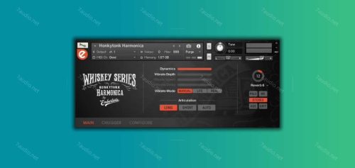 蓝调口琴音源 Embertone Honkytonk Harmonica KONTAKT-7audio