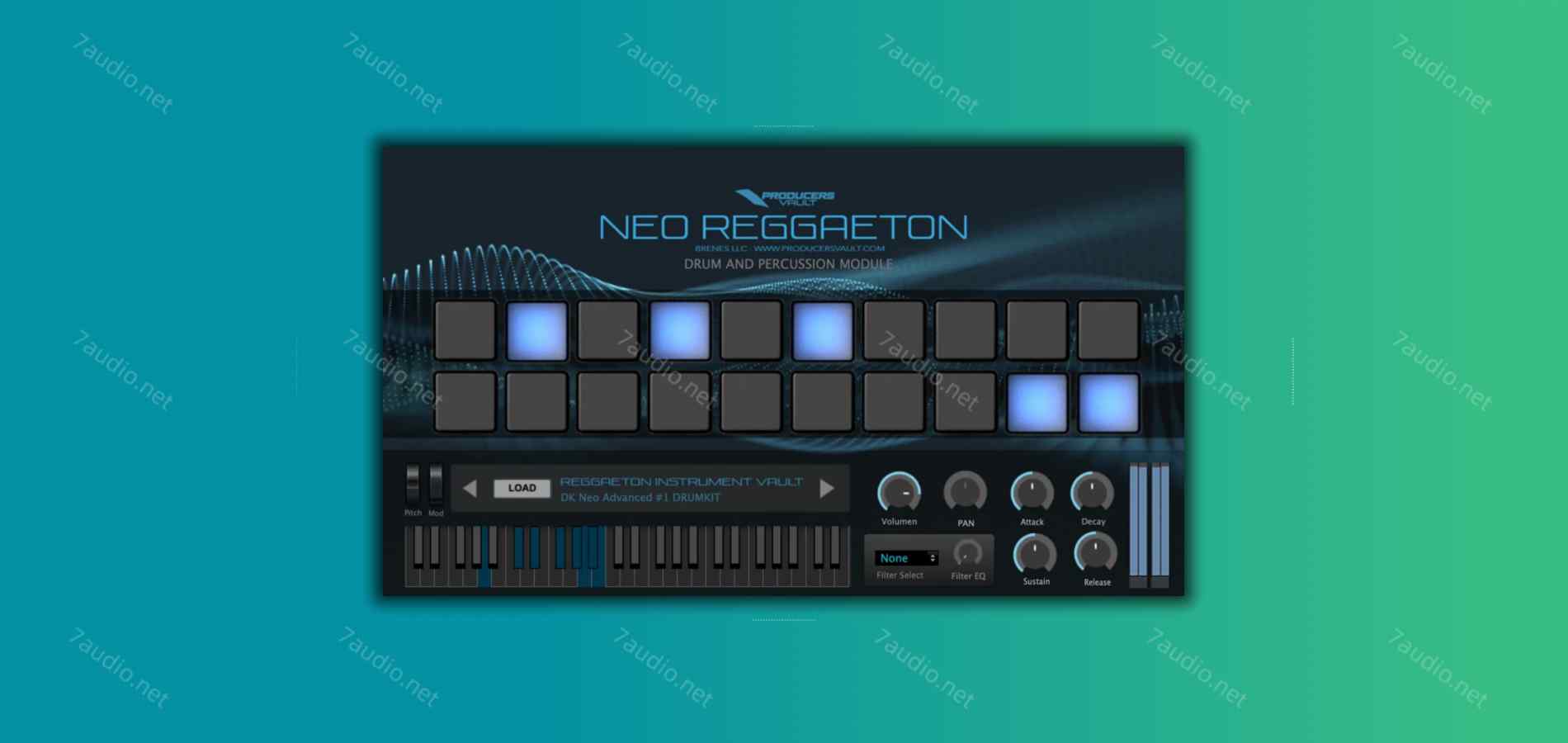 雷鬼音乐综合音源 Producers Vault Neo Reggaeton VSTi v1.1 MacOS-7audio