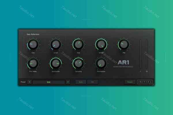 高品质算法混响插件 Initial Audio AR1 Reverb v1.3.0 WIN&MAC-7audio