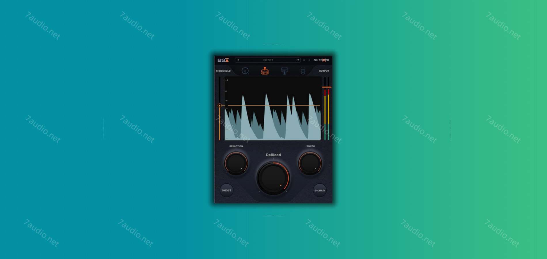 鼓声混音插件 Black Salt Audio Silencer v1.1.0 WIN&MAC-7audio