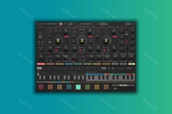 鼓机合成器插件 Sugar Bytes Drum Computer v1.3.5 TC WIN-7audio