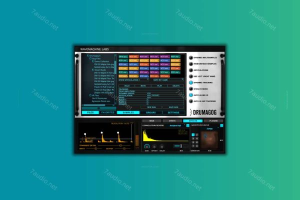 鼓音色替换插件 WaveMachine Labs Drumagog 5 v5.5.4 R2R WIN-7audio