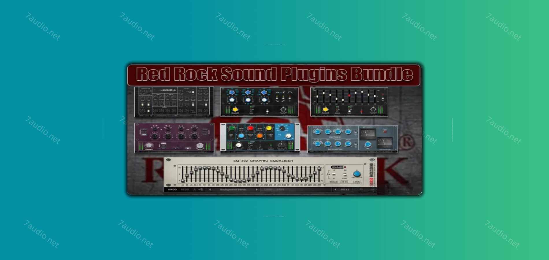 18个效果器免安装版 Red Rock Sound Bundle v2024.11 WIN-7audio