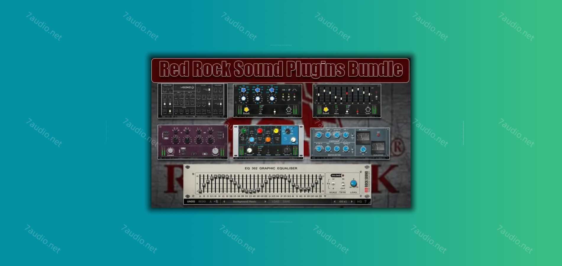 13个混音插件合集 Red Rock Sound Plugins Collection v2024.10 BUBBiX WIN-7audio