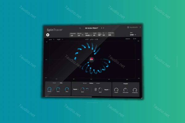 3D空间音频特效插件 TONSTURM SpinTracer v1.2.0 R2R WIN-7audio