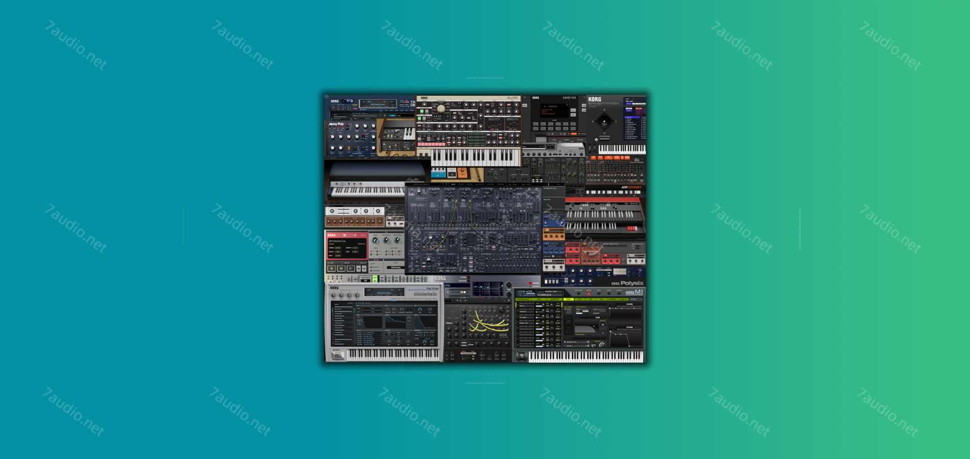 8个电子合成乐器合集 KORG Software Plugins v2024.10 MacOS MORiA-7audio