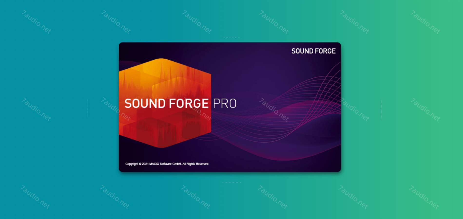 专业音频编辑软件 MAGIX SOUND FORGE Pro 18 Suite v18.0.0.21 R2R WIN-7audio