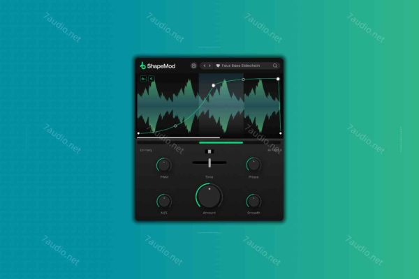 侧链式音量衰减效果器 Plugin Boutique ShapeMod v1.0.1 BUBBiX WIN&MAC-7audio