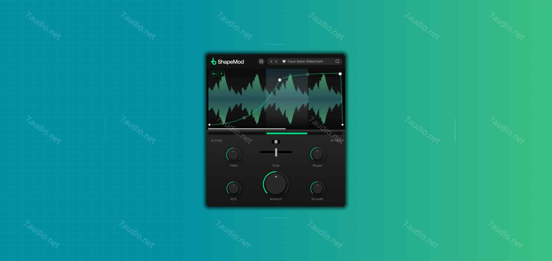 侧链式音量衰减效果器 Plugin Boutique ShapeMod v1.0.1 BUBBiX WIN&MAC-7audio