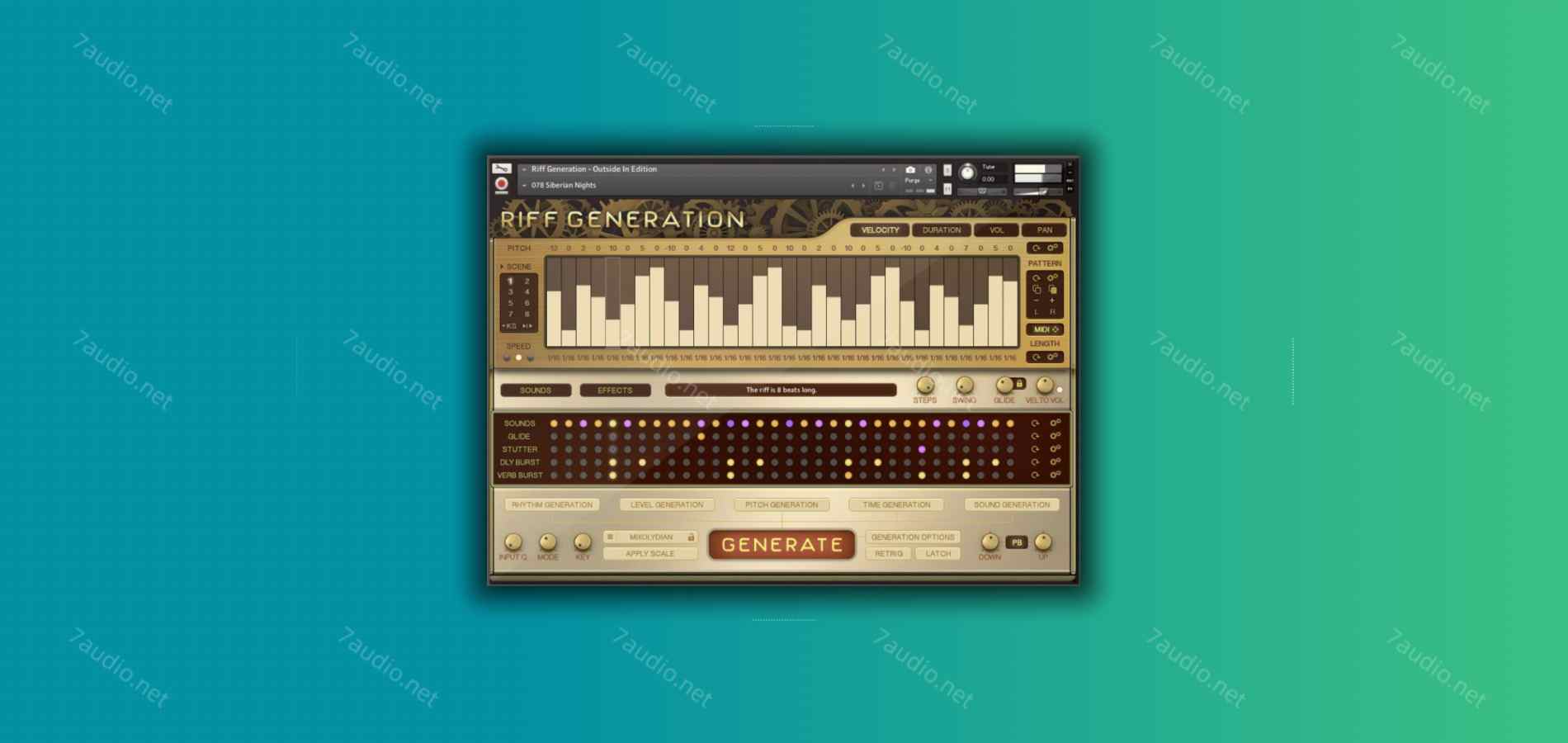 即兴生成音源 In Session Audio Riff Generation Outside In Edition v1.0.1 Kontakt-7audio