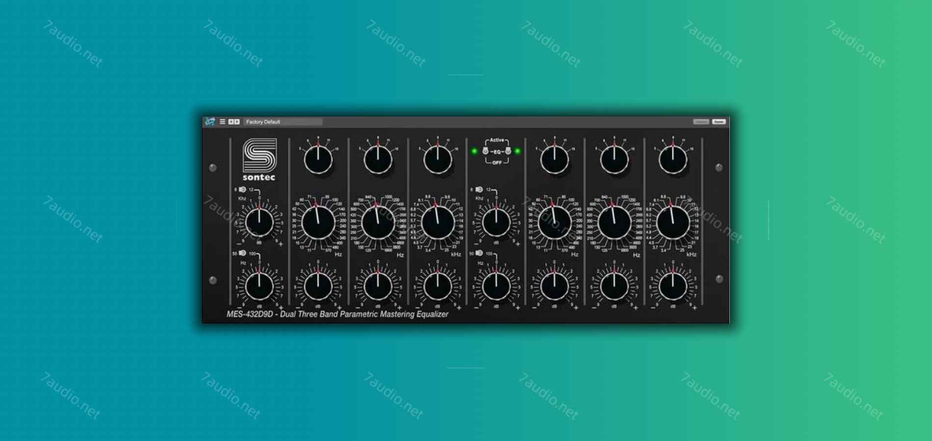 参数均衡效果器 Make Believe Studios Sontec MES-432D9D v4.0.23 R2R WIN-7audio