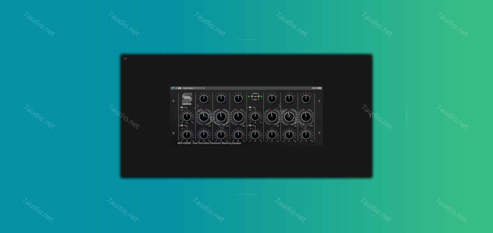 参数均衡效果器 Make Believe Studios Sontec MES-432D9D v4.0.23 R2R WIN-7audio