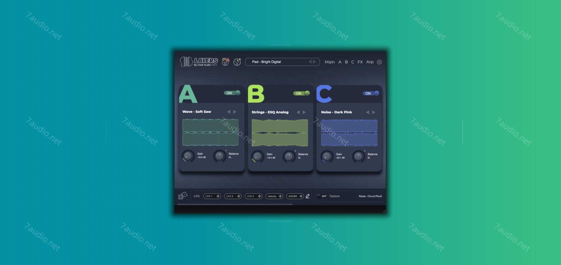 复古乐器综合音源 Clark Audio Layers Pro v1.0 BUBBiX WIN&MAC-7audio