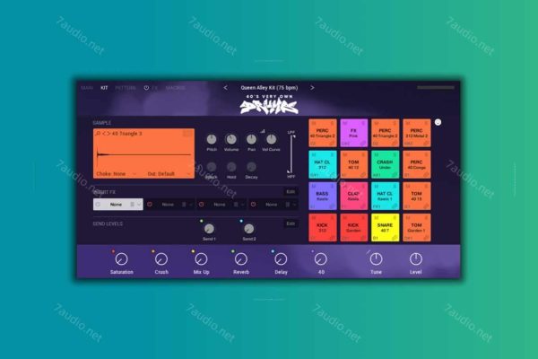 复古采样鼓音源 40´s Very Own Drums v1.1.0 Kontakt-7audio