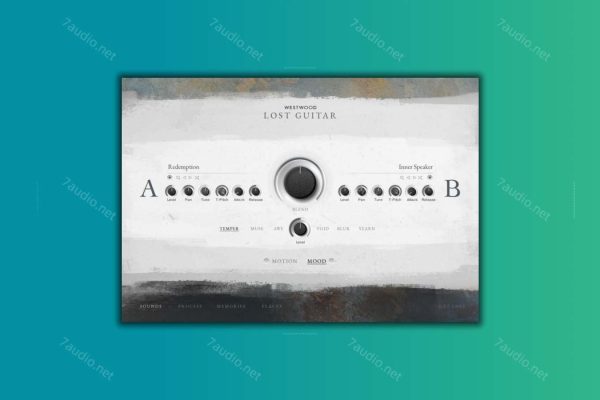 电吉他氛围音源 Westwood Instruments Lost Guitar Kontakt-7audio