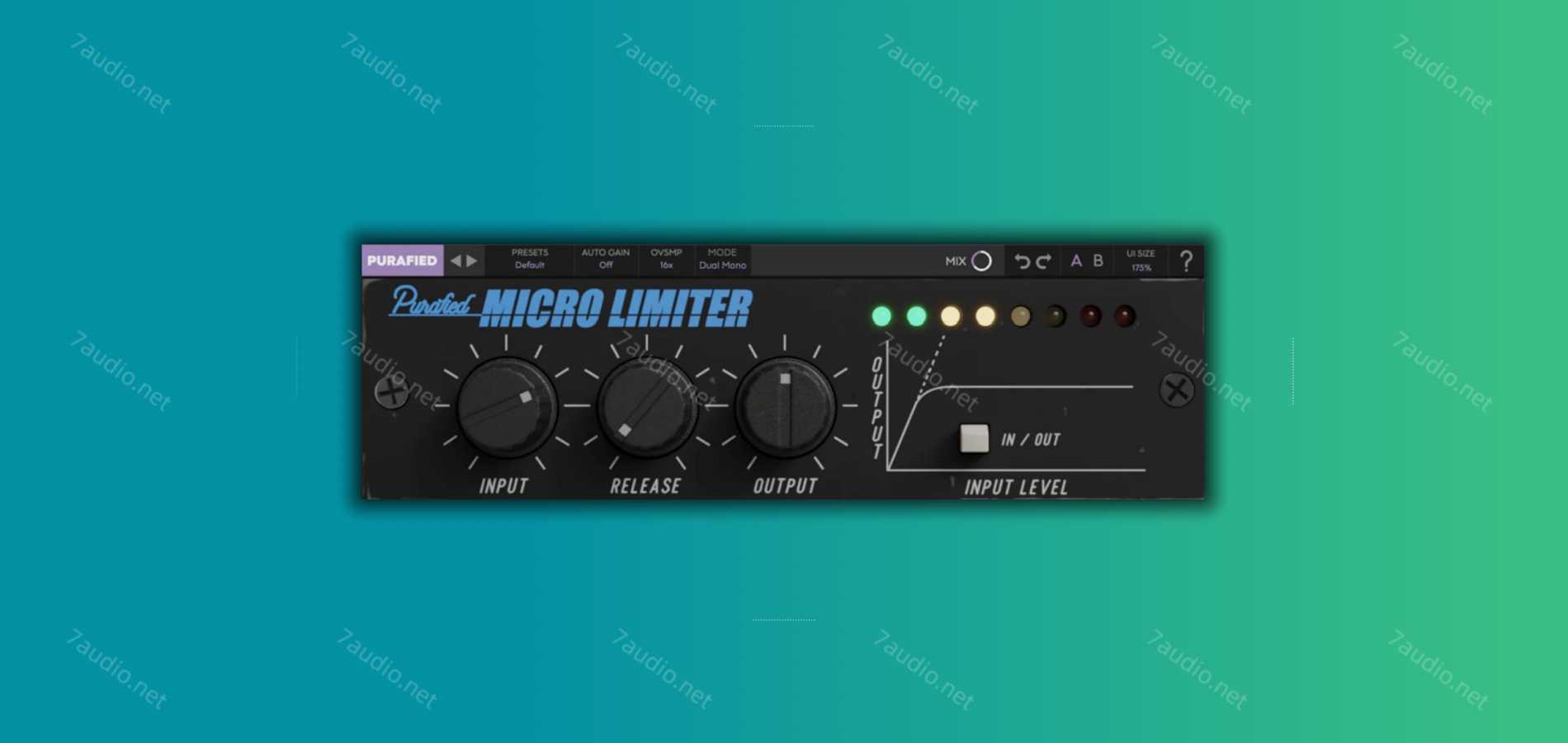 微型压缩限制器 Purafied Micro Limiter v1.0.2.1 BUBBiX WIN&MAC-7audio