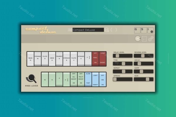 晶体管风琴音源 Genuine Soundware CompactDeLuxe v1.0.0 MOCHA WIN-7audio