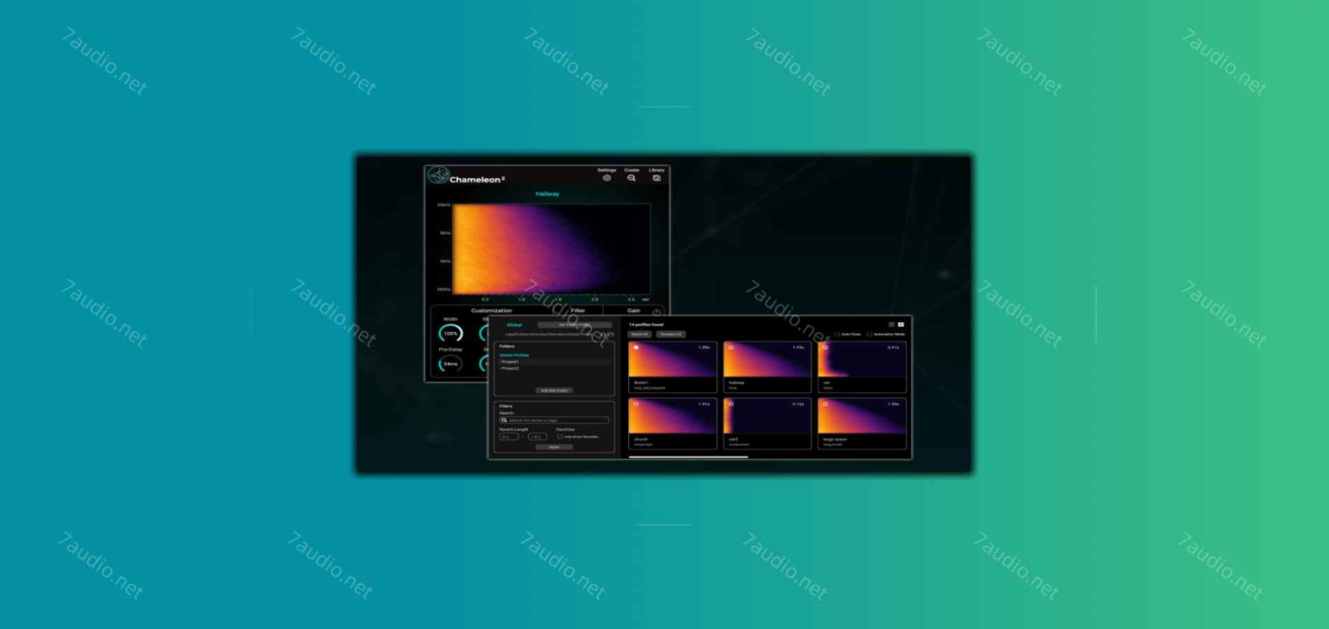 智能混响效果器 Accentize Chameleon v2.1.5 R2R WIN-7audio