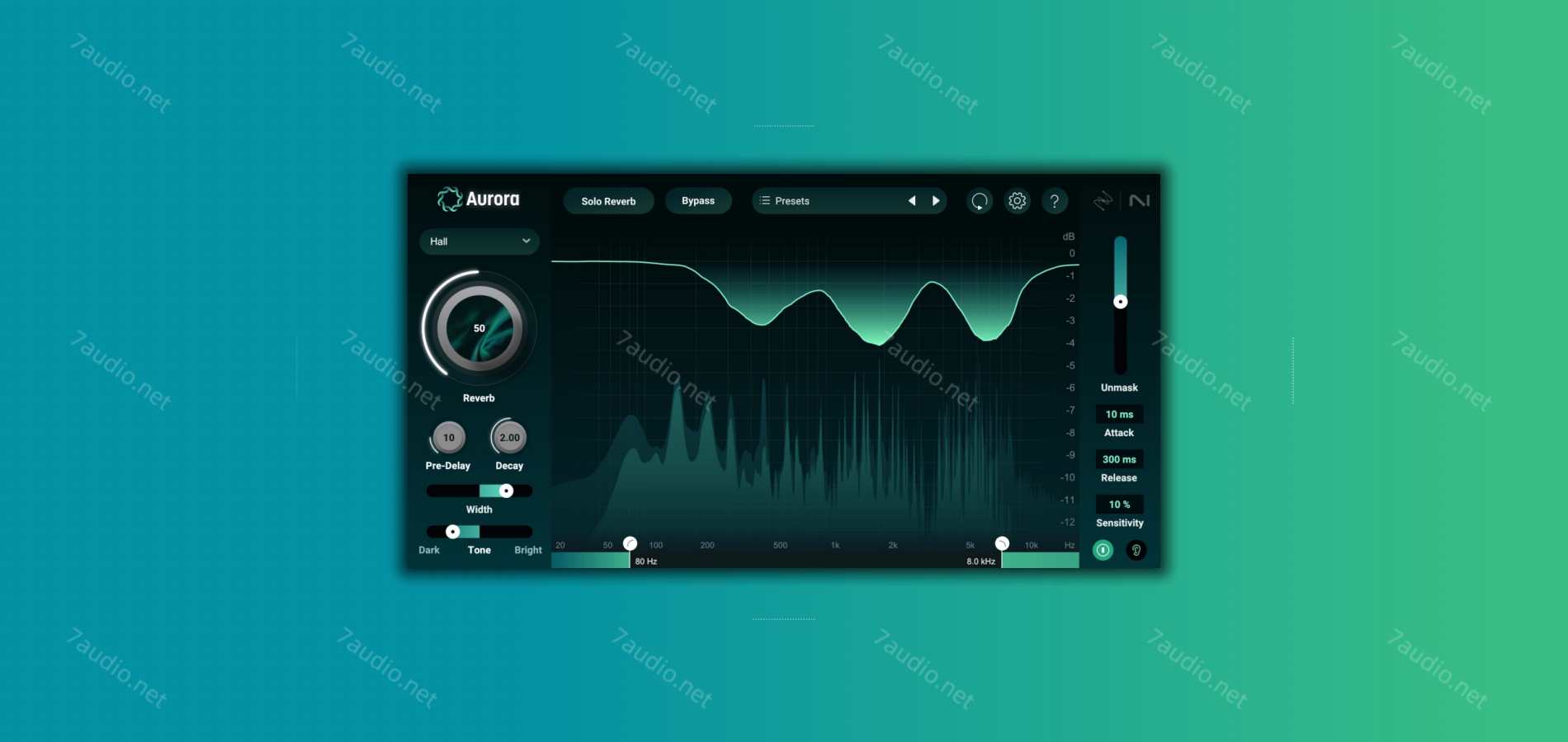 智能混响效果器 iZotope Aurora v1.0.0 WIN&MAC-7audio