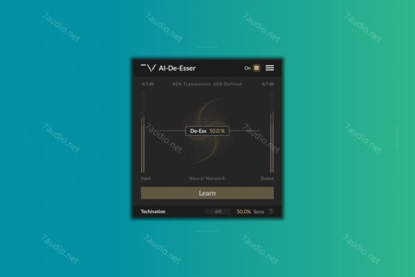智能齿音消除器 Techivation AI-De-Esser v1.0.0 BUBBiX WIN-7audio