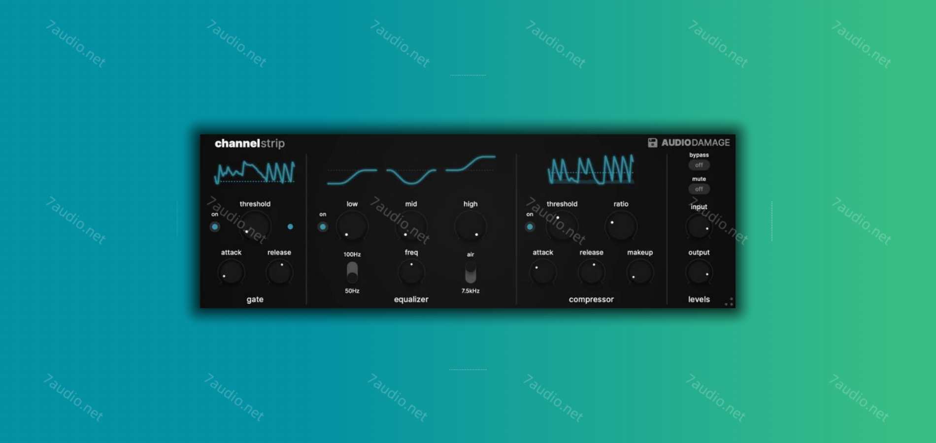 模拟混音通道条 Audio Damage AD058 ChannelStrip v1.1.1 WIN&MAC&LIN-7audio