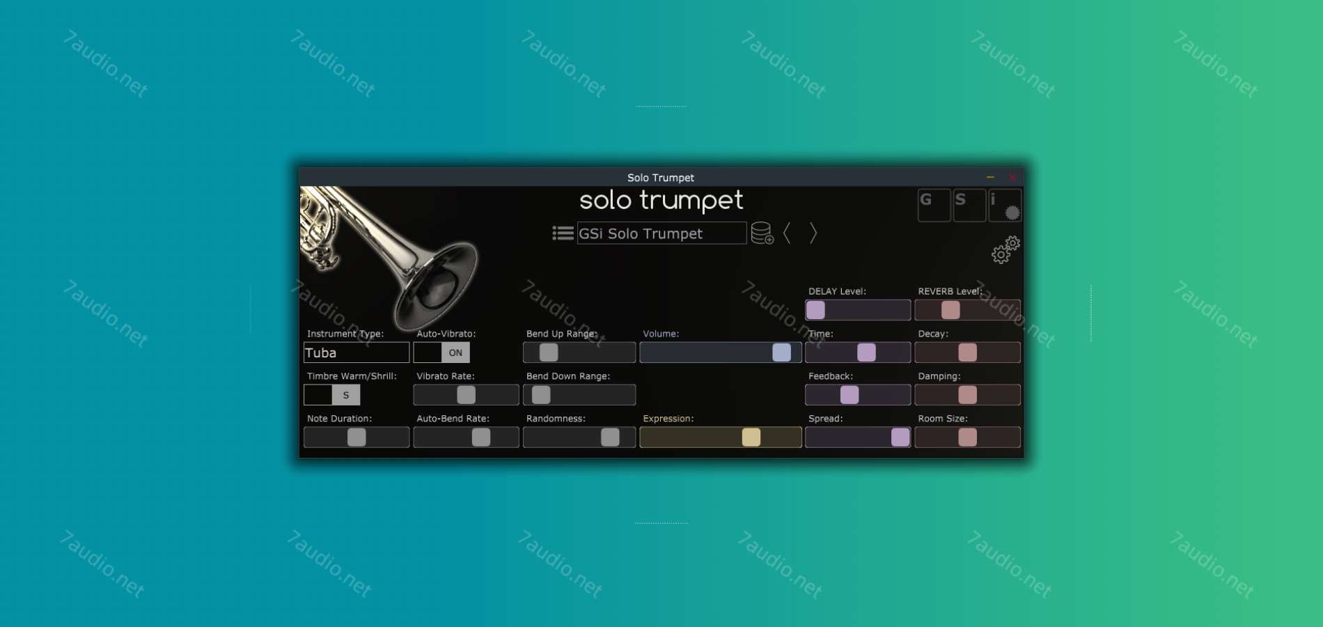 模拟独奏小号音源 Genuine Soundware Solo Trumpet v1.0.0 MOCHA WIN-7audio