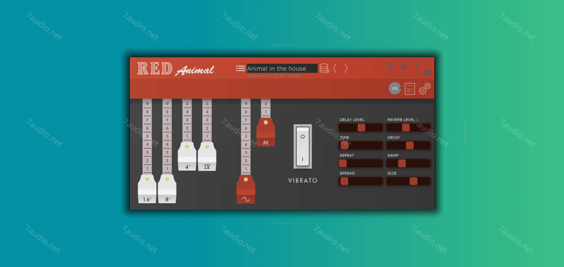 模拟风琴音源 Genuine Soundware Red Animal v1.0.0 MOCHA WIN-7audio