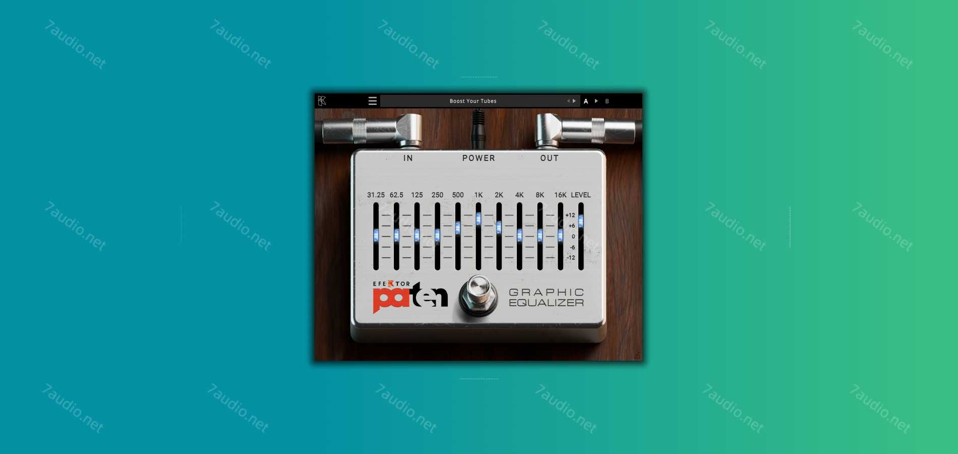 波段图示均衡器 Kuassa Efektor PAten v1.0.0 R2R WIN-7audio