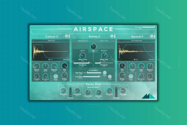 混合混响延迟插件 ModeAudio Airspace v1.0.0.112 WIN MOCHA-7audio
