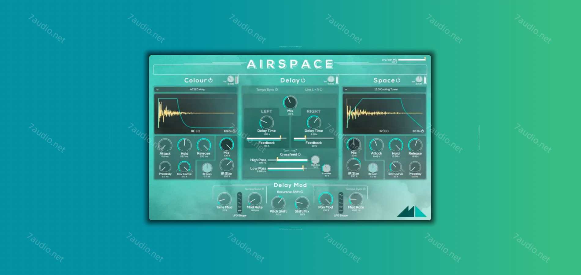 混合混响延迟插件 ModeAudio Airspace v1.0.0.112 WIN MOCHA-7audio