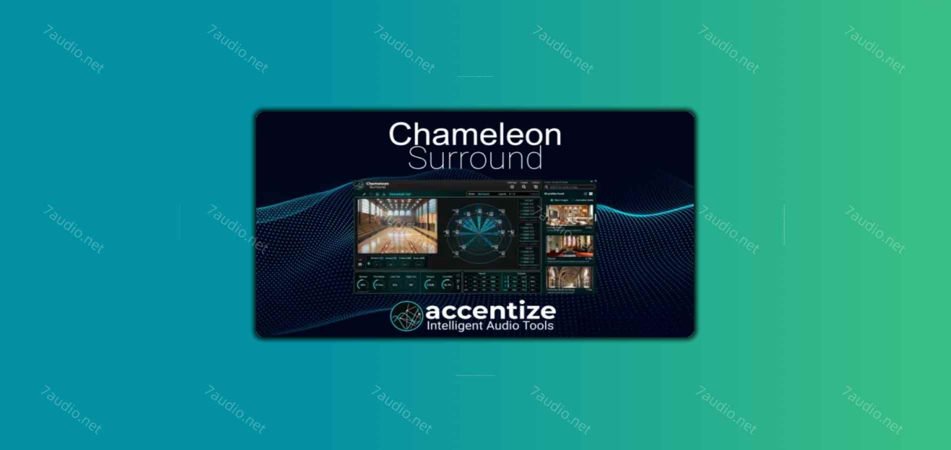 环绕声混响插件 Accentize Chameleon Surround v1.0.2 R2R WIN-7audio