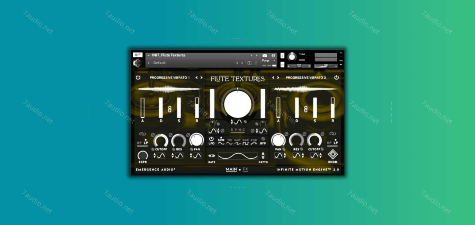 电影长笛音源 Emergence Audio Flute Textures Kontakt-7audio