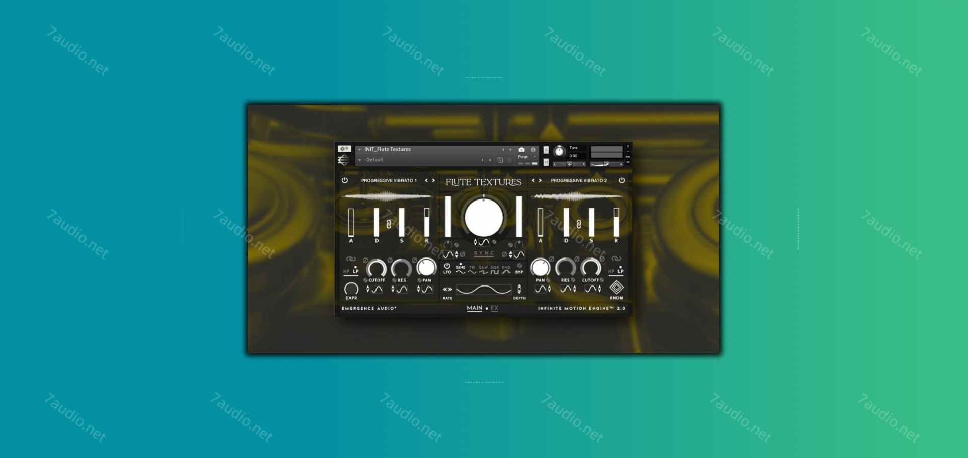 电影长笛音源 Emergence Audio Flute Textures Kontakt-7audio