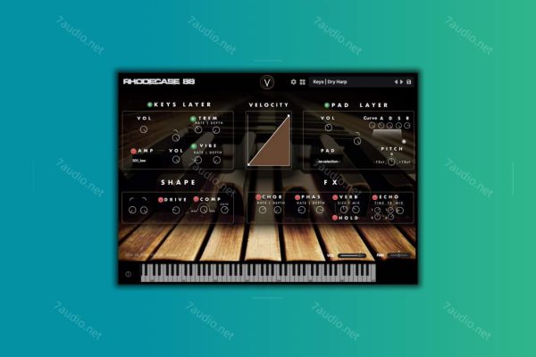 电钢琴音源 Virtuscape Audio Rhodecase88 v1.0.1 WIN&MAC-7audio