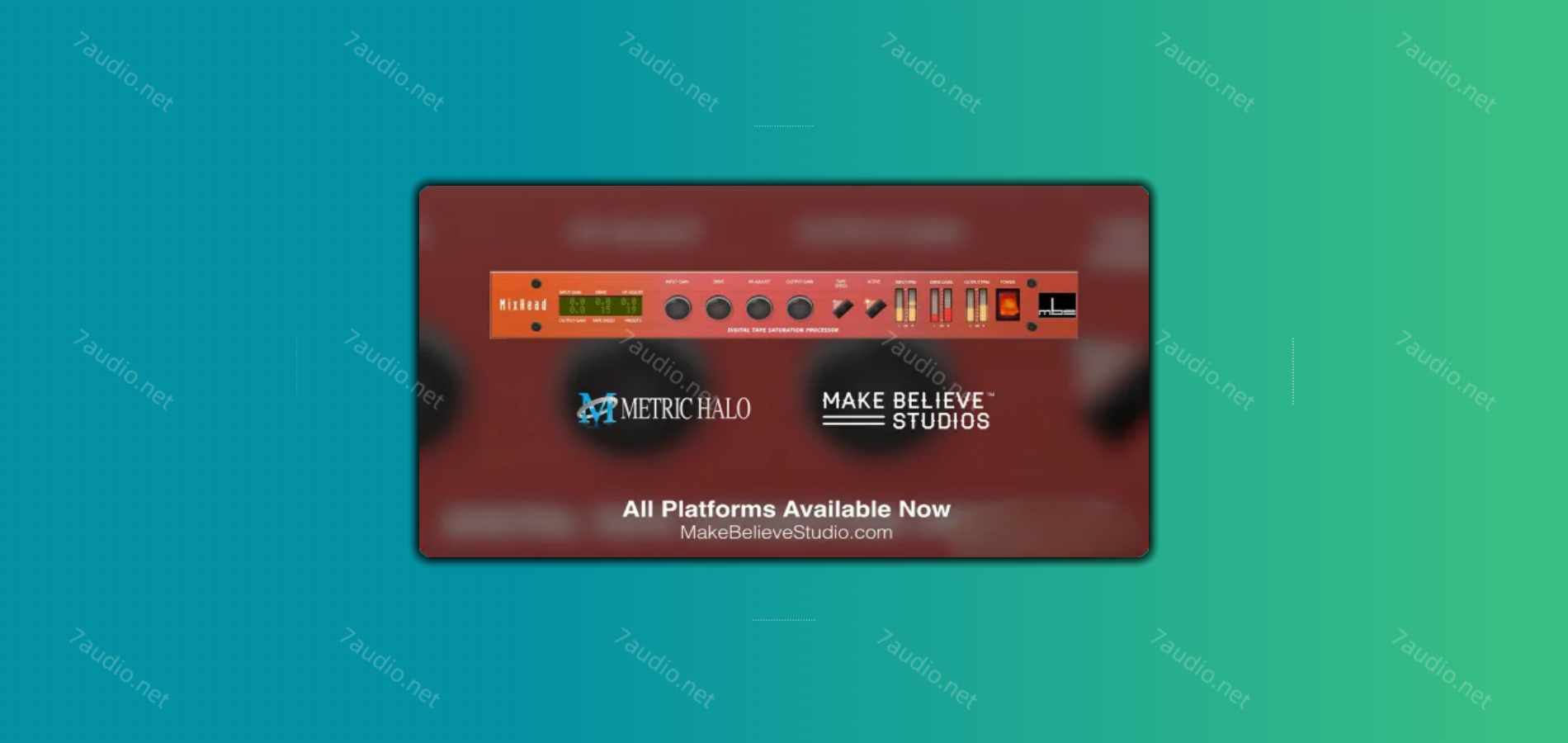 磁带效果模拟插件 Metric Halo Make Believe MixHead v4.0.89 R2R WIN-7audio